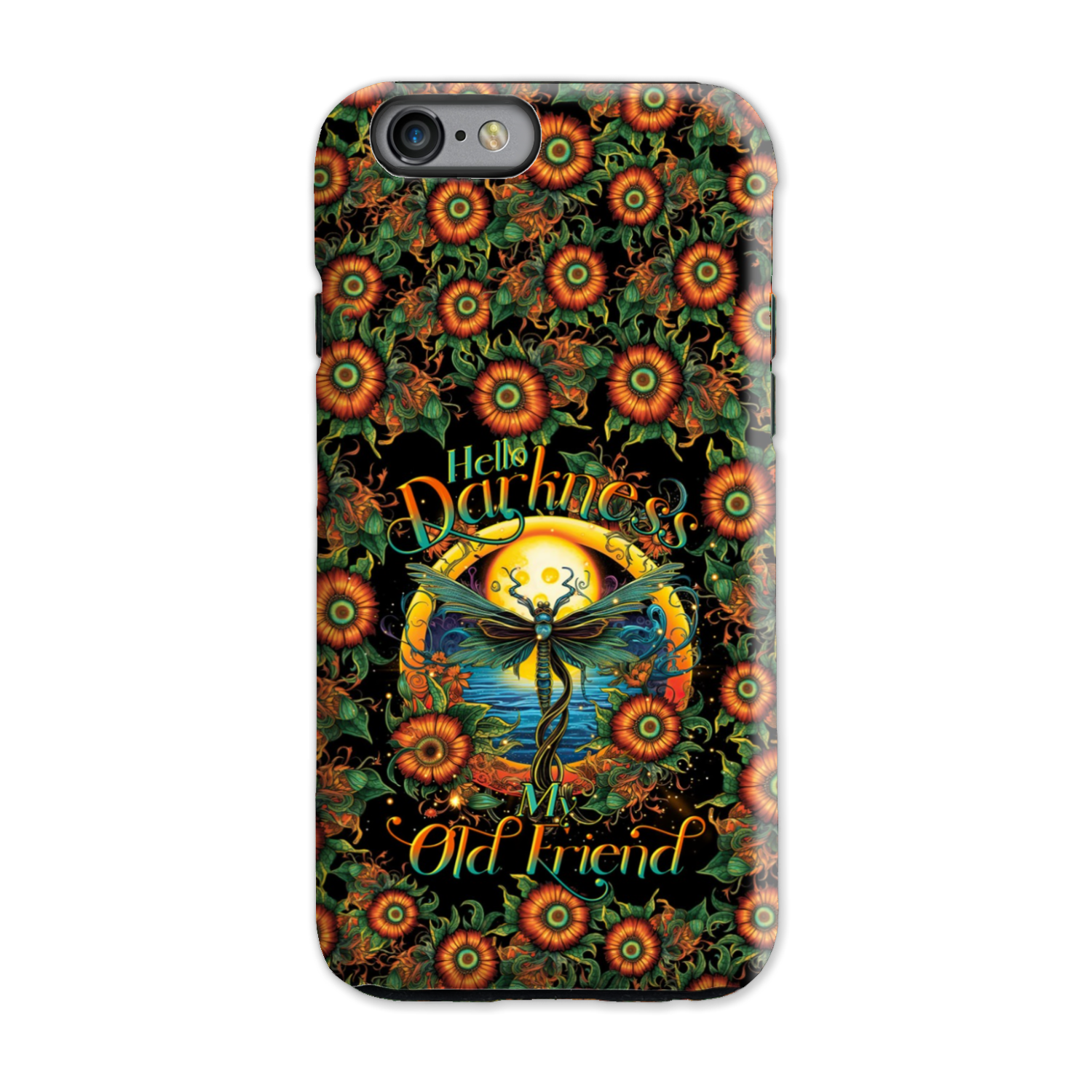 HELLO DARKNESS MY OLD FRIEND DRAGONFLY PHONE CASE - TLTR1007237