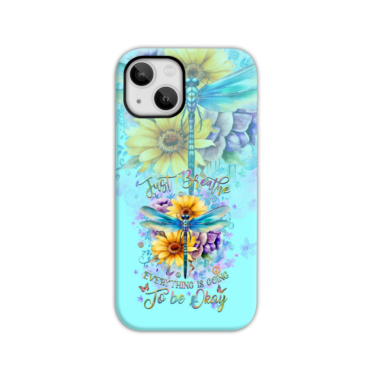 JUST BREATHE DRAGONFLY PHONE CASE - YH0210233