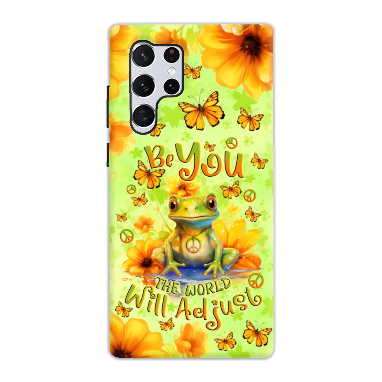 BE YOU THE WORLD WILL ADJUST FROG PHONE CASE - TLNO3110231