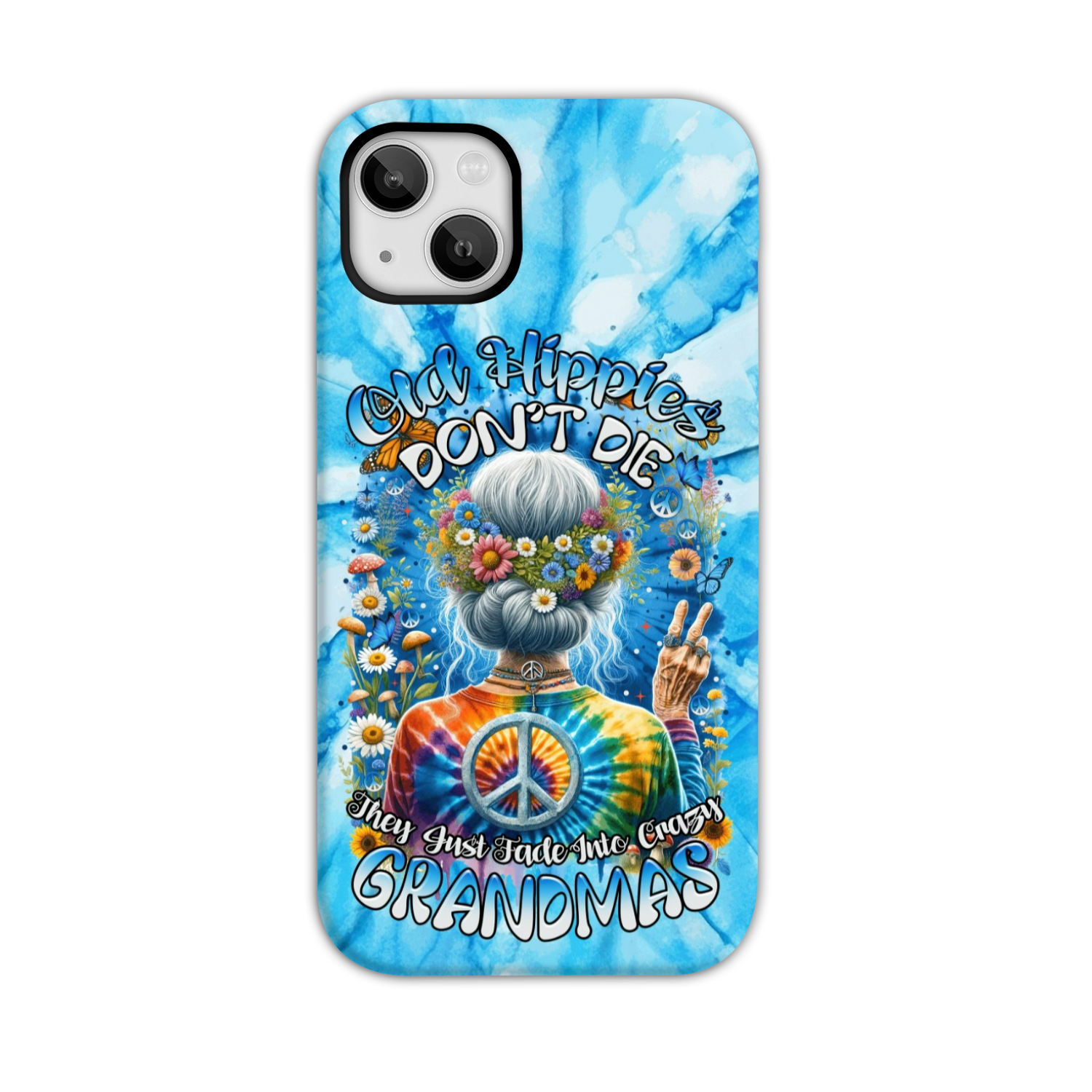 OLD HIPPIE TIE DYE PHONE CASE - TYTM0512232