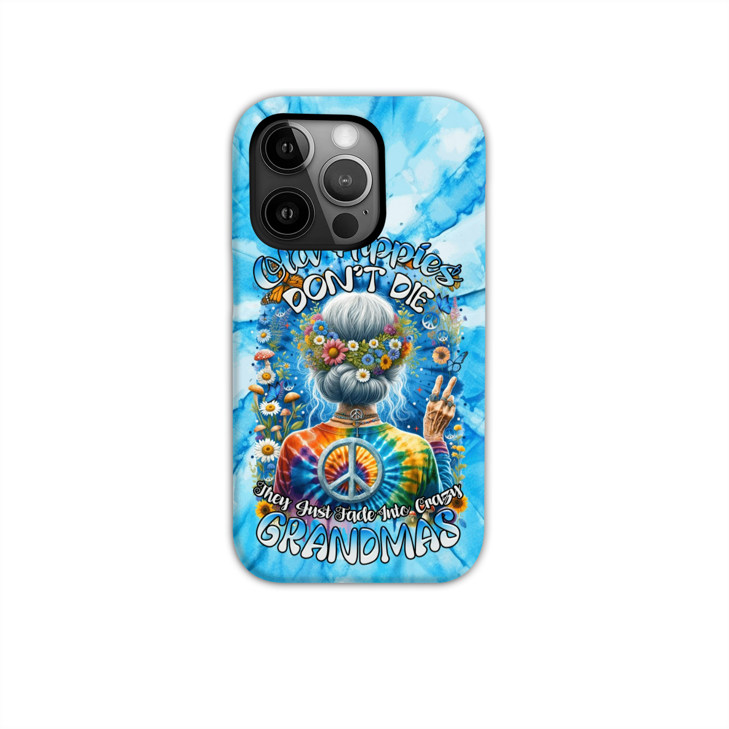 OLD HIPPIE TIE DYE PHONE CASE - TYTM0512232