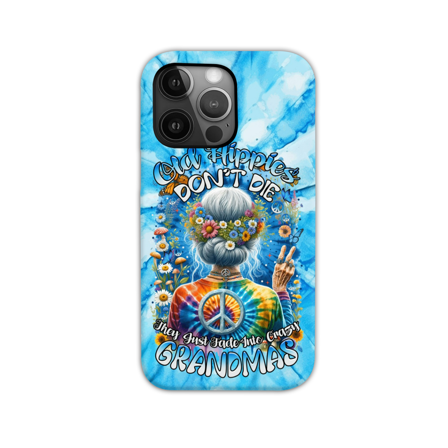 OLD HIPPIE TIE DYE PHONE CASE - TYTM0512232