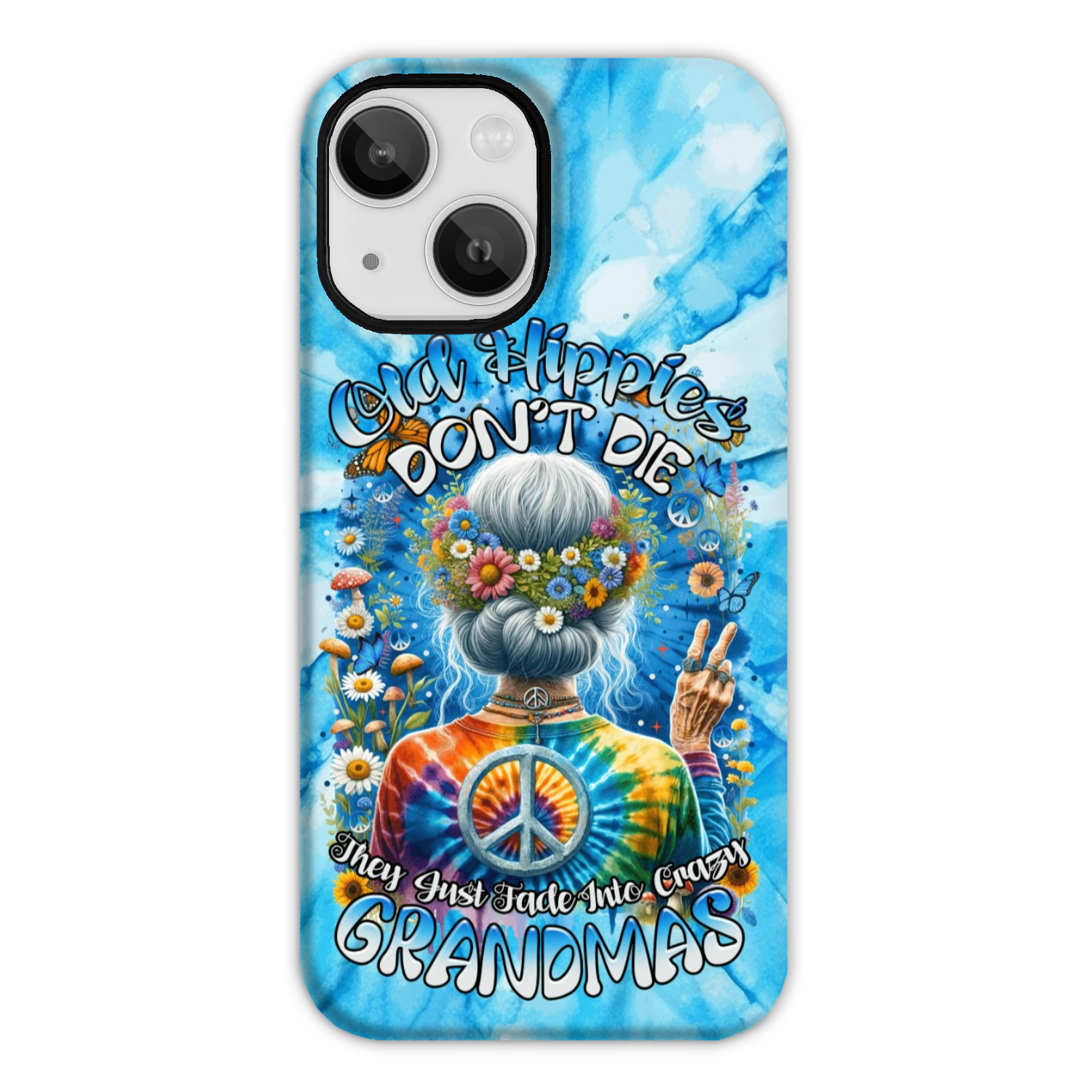 OLD HIPPIE TIE DYE PHONE CASE - TYTM0512232