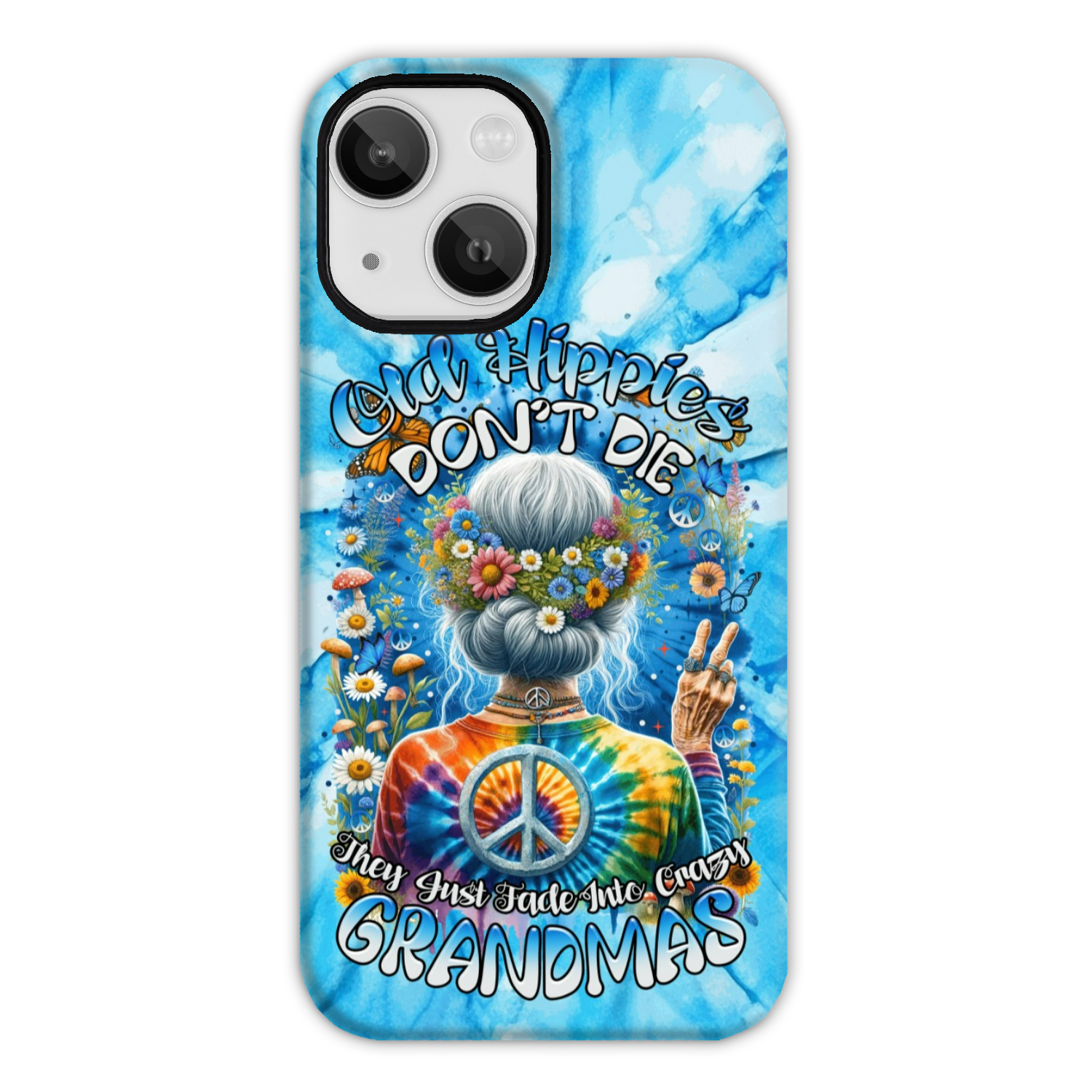 OLD HIPPIE TIE DYE PHONE CASE - TYTM0512232