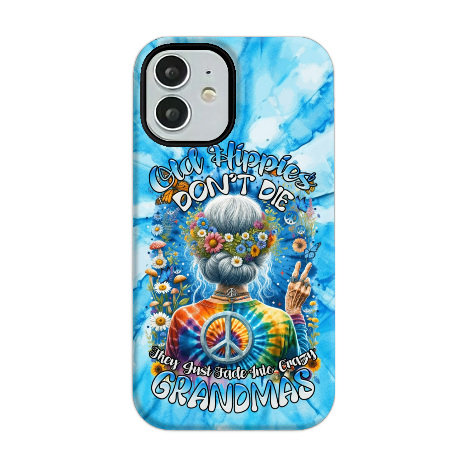 OLD HIPPIE TIE DYE PHONE CASE - TYTM0512232