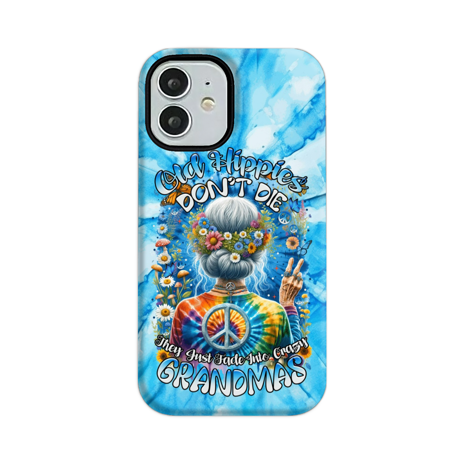 OLD HIPPIE TIE DYE PHONE CASE - TYTM0512232