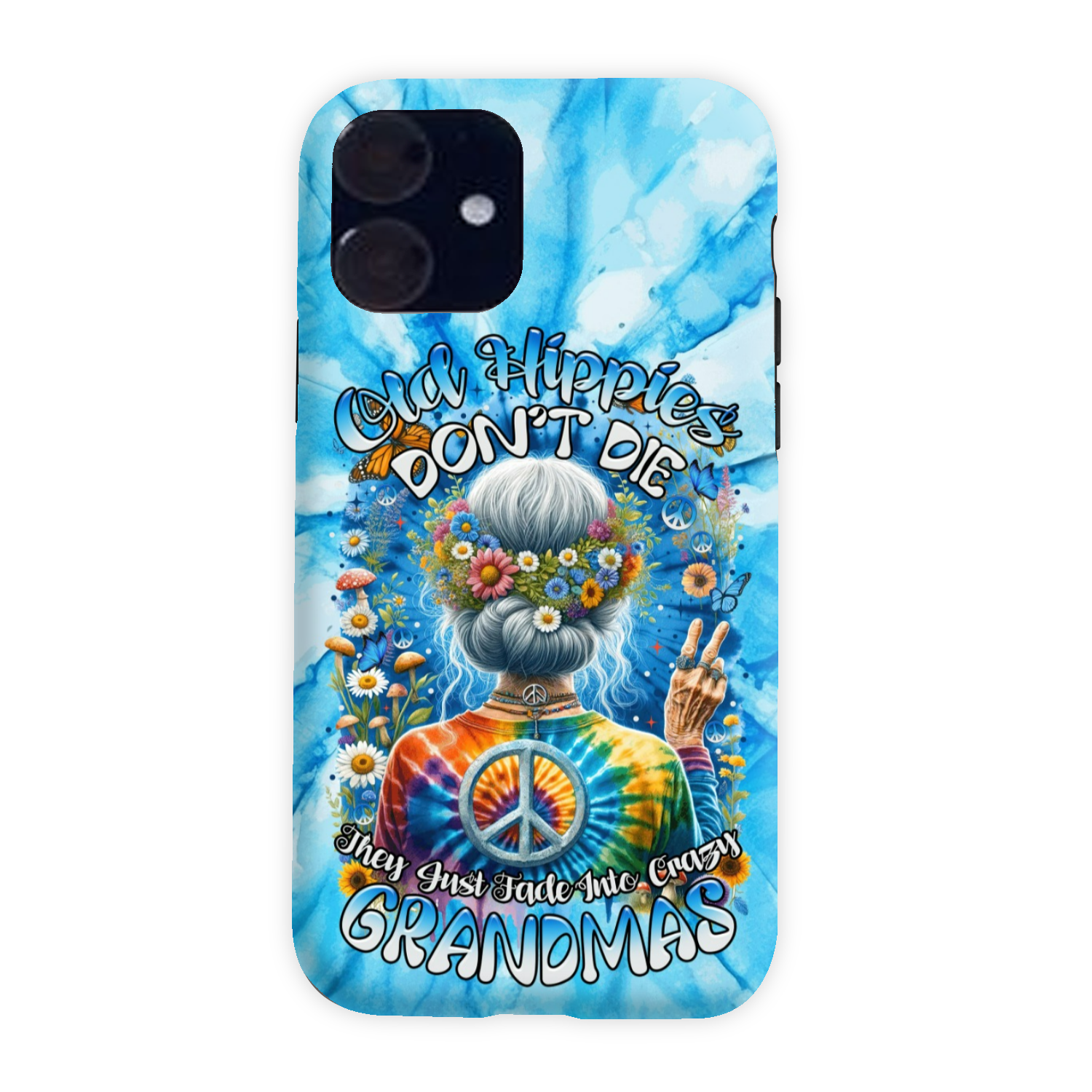 OLD HIPPIE TIE DYE PHONE CASE - TYTM0512232