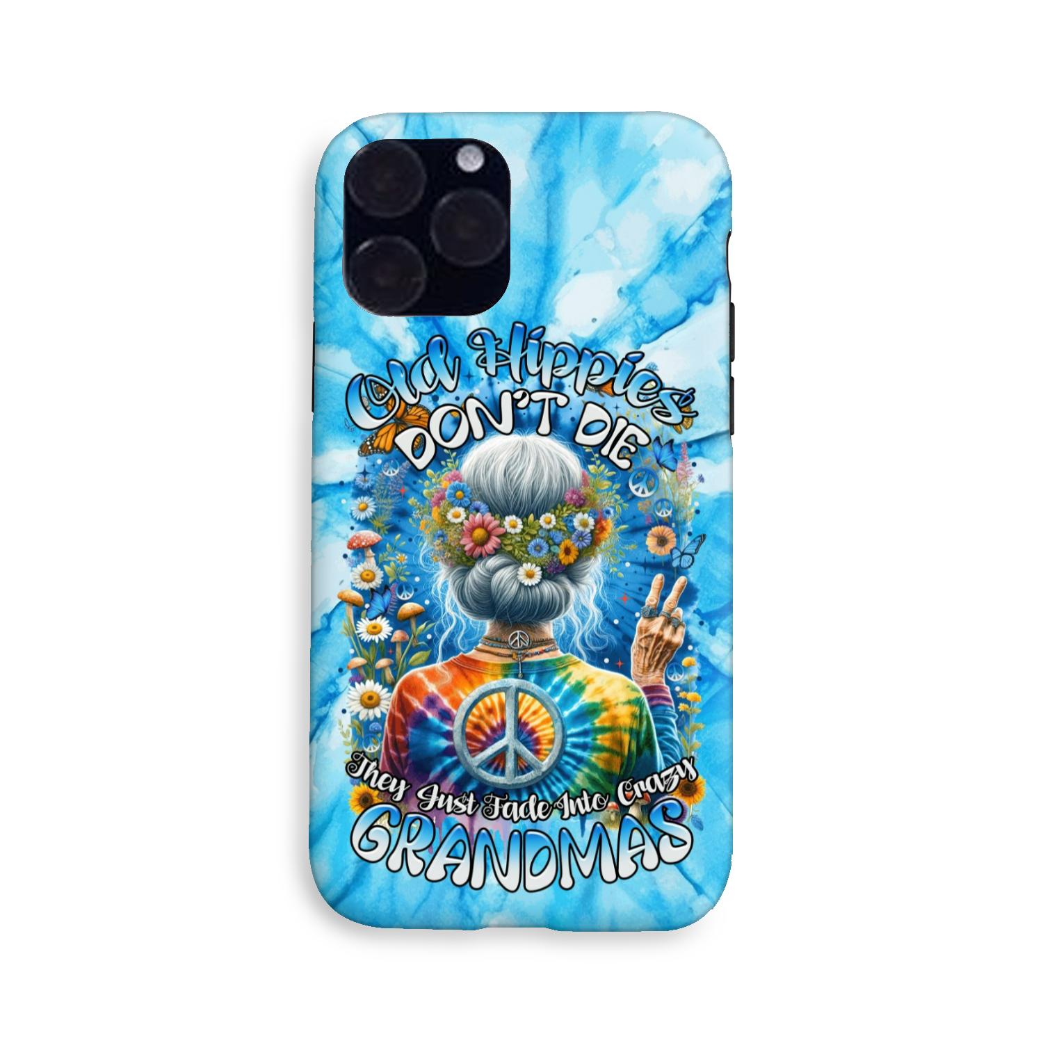 OLD HIPPIE TIE DYE PHONE CASE - TYTM0512232