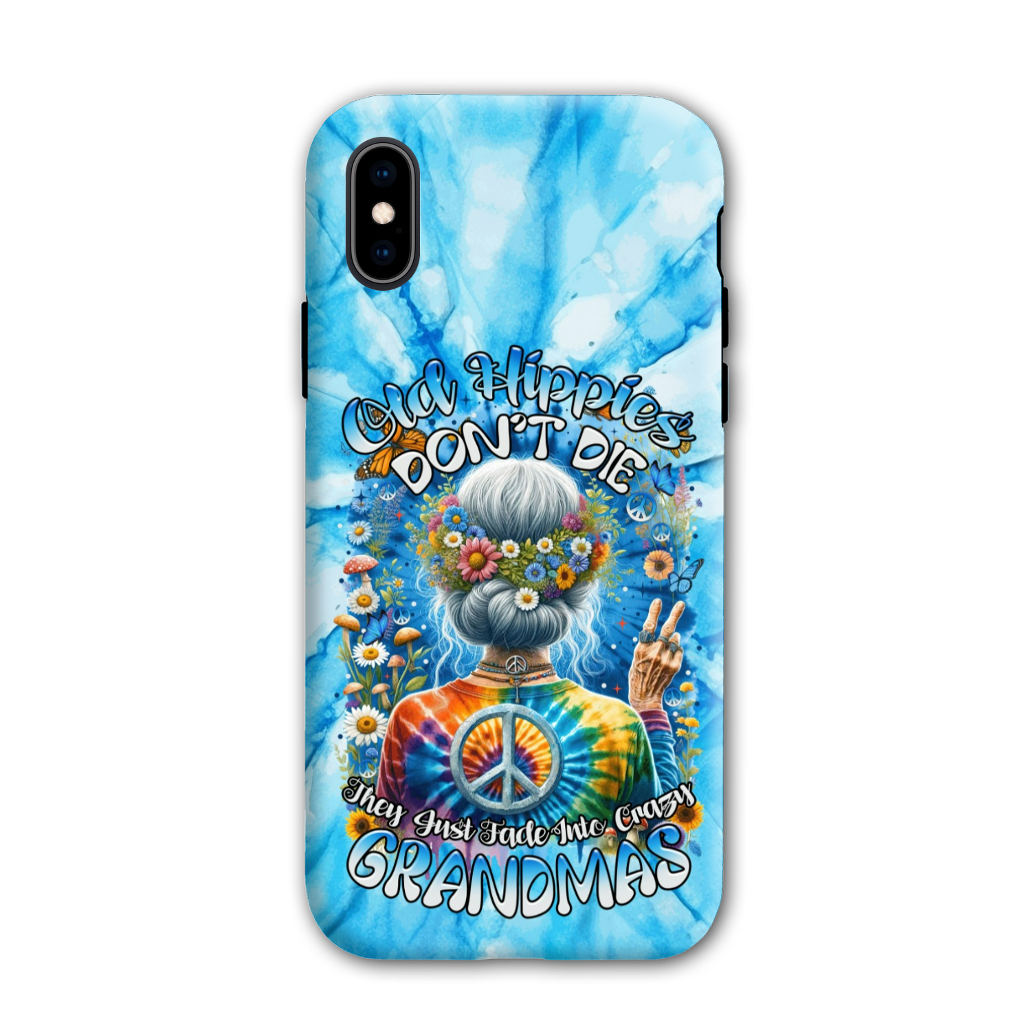 OLD HIPPIE TIE DYE PHONE CASE - TYTM0512232