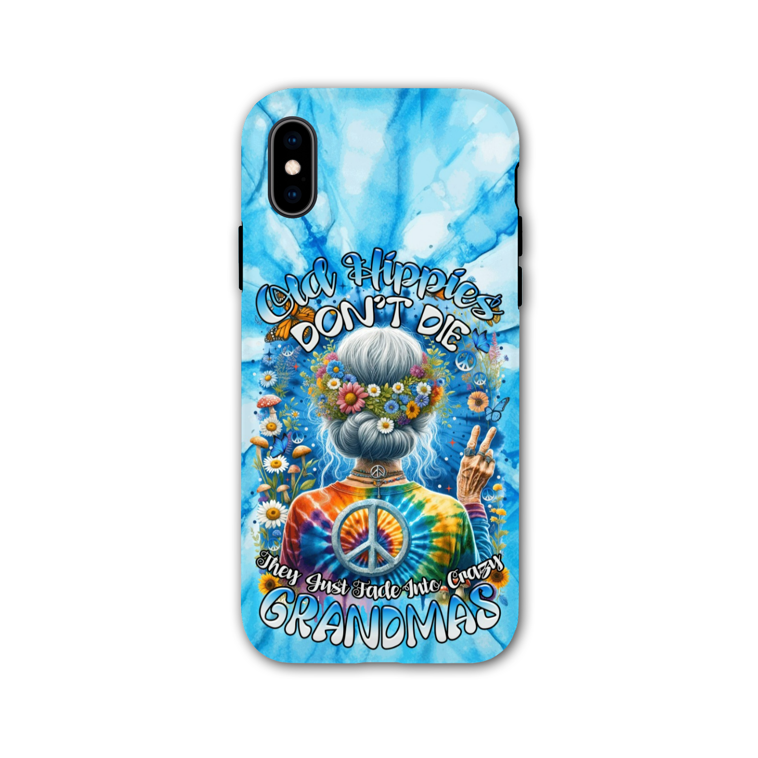 OLD HIPPIE TIE DYE PHONE CASE - TYTM0512232