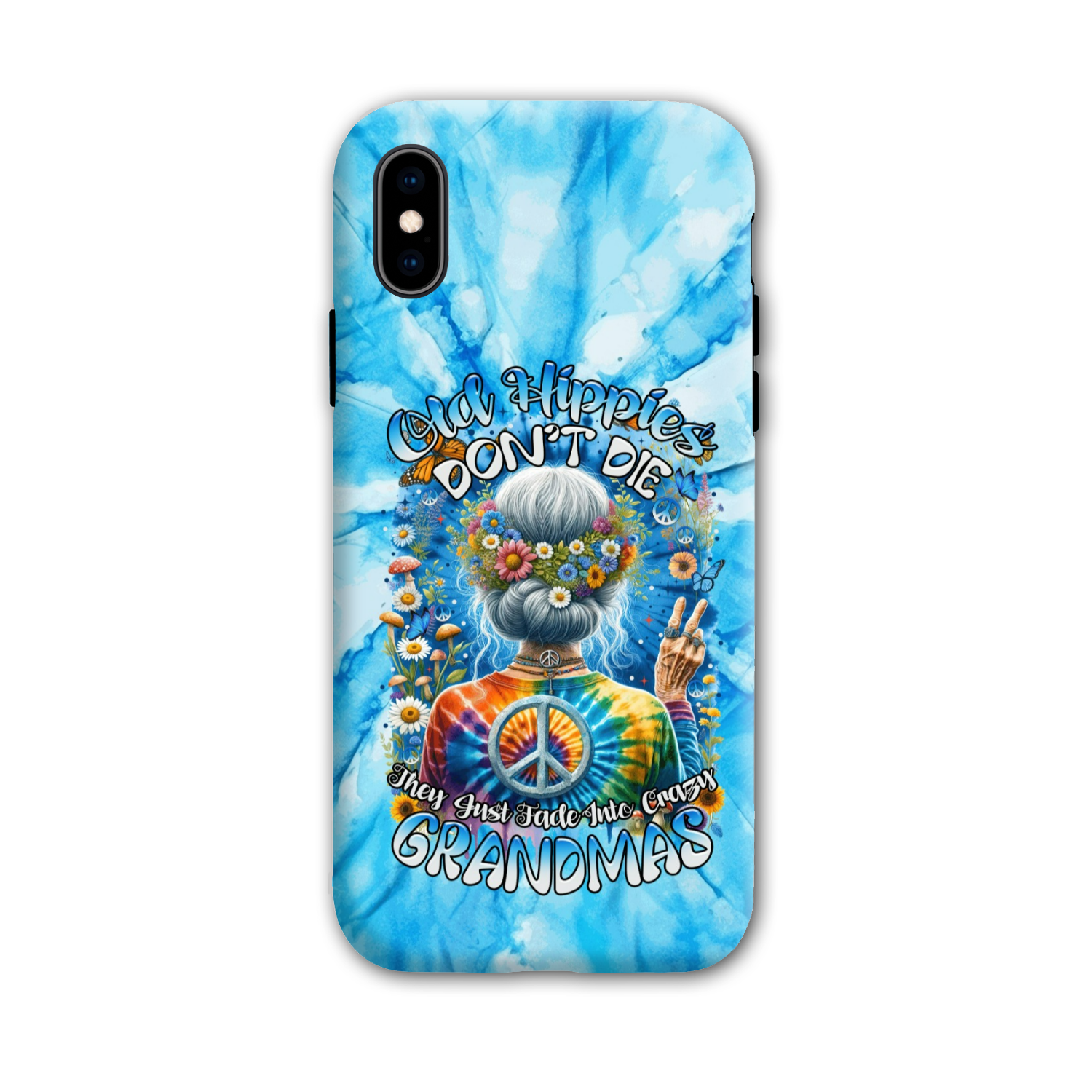 OLD HIPPIE TIE DYE PHONE CASE - TYTM0512232