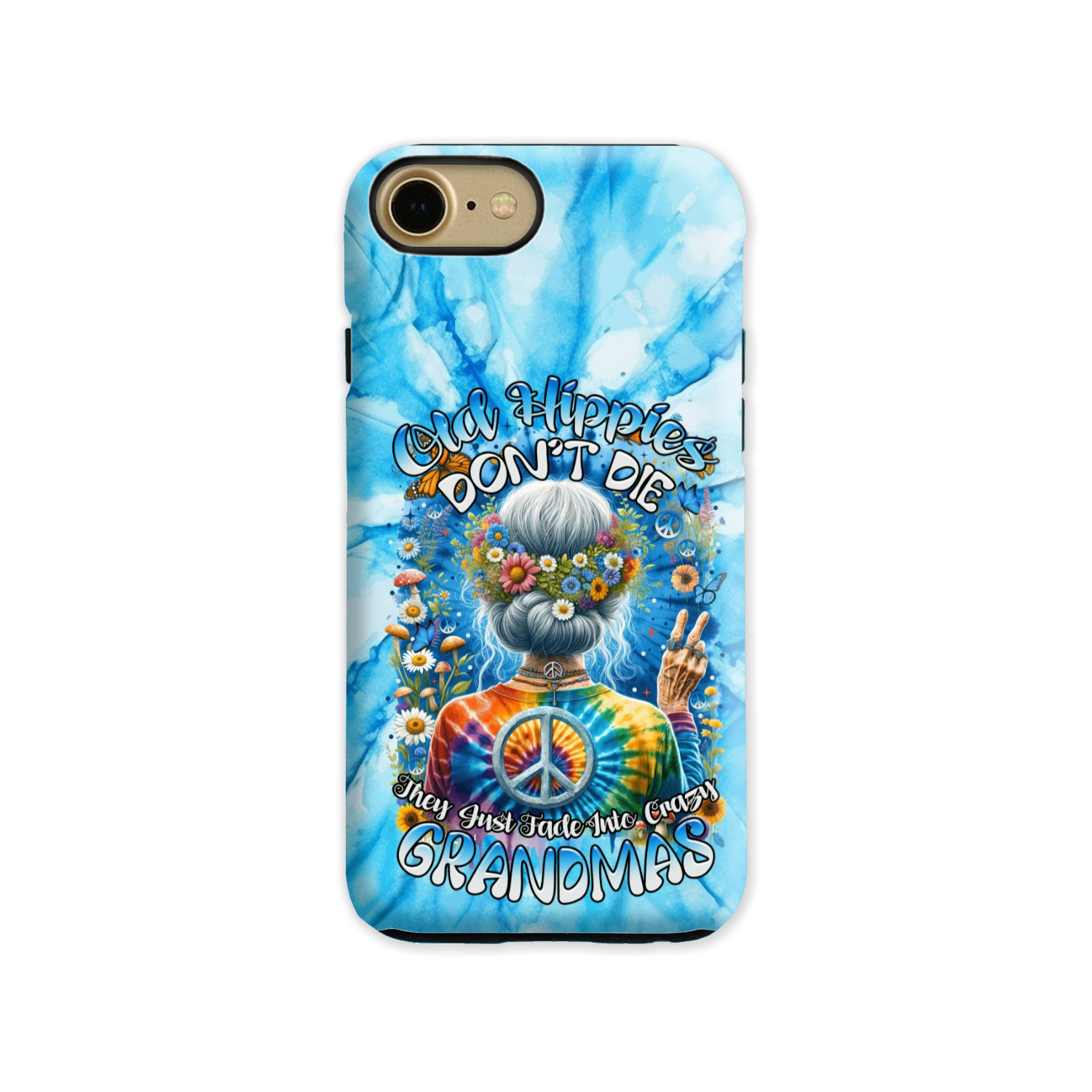 OLD HIPPIE TIE DYE PHONE CASE - TYTM0512232