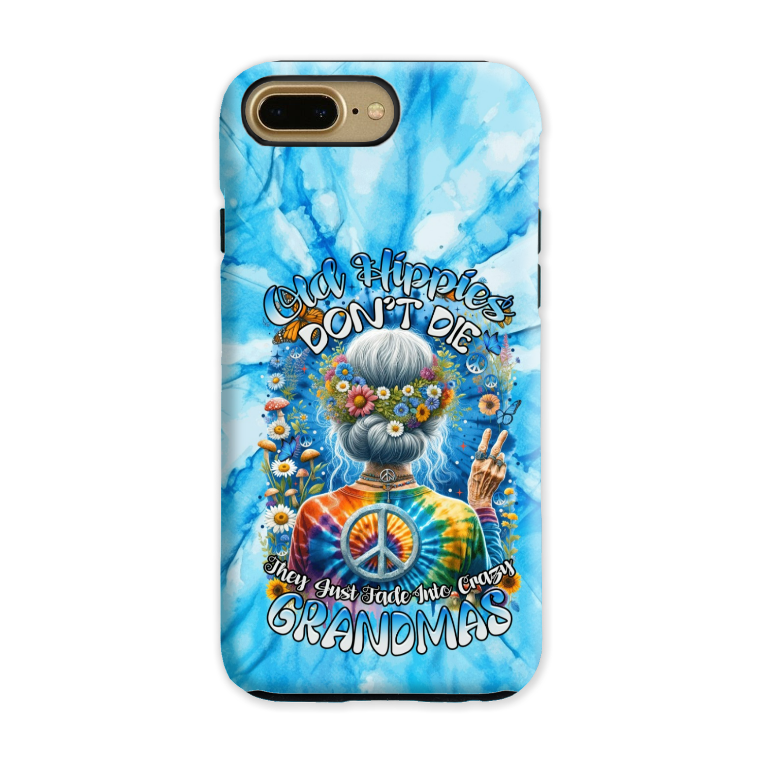 OLD HIPPIE TIE DYE PHONE CASE - TYTM0512232