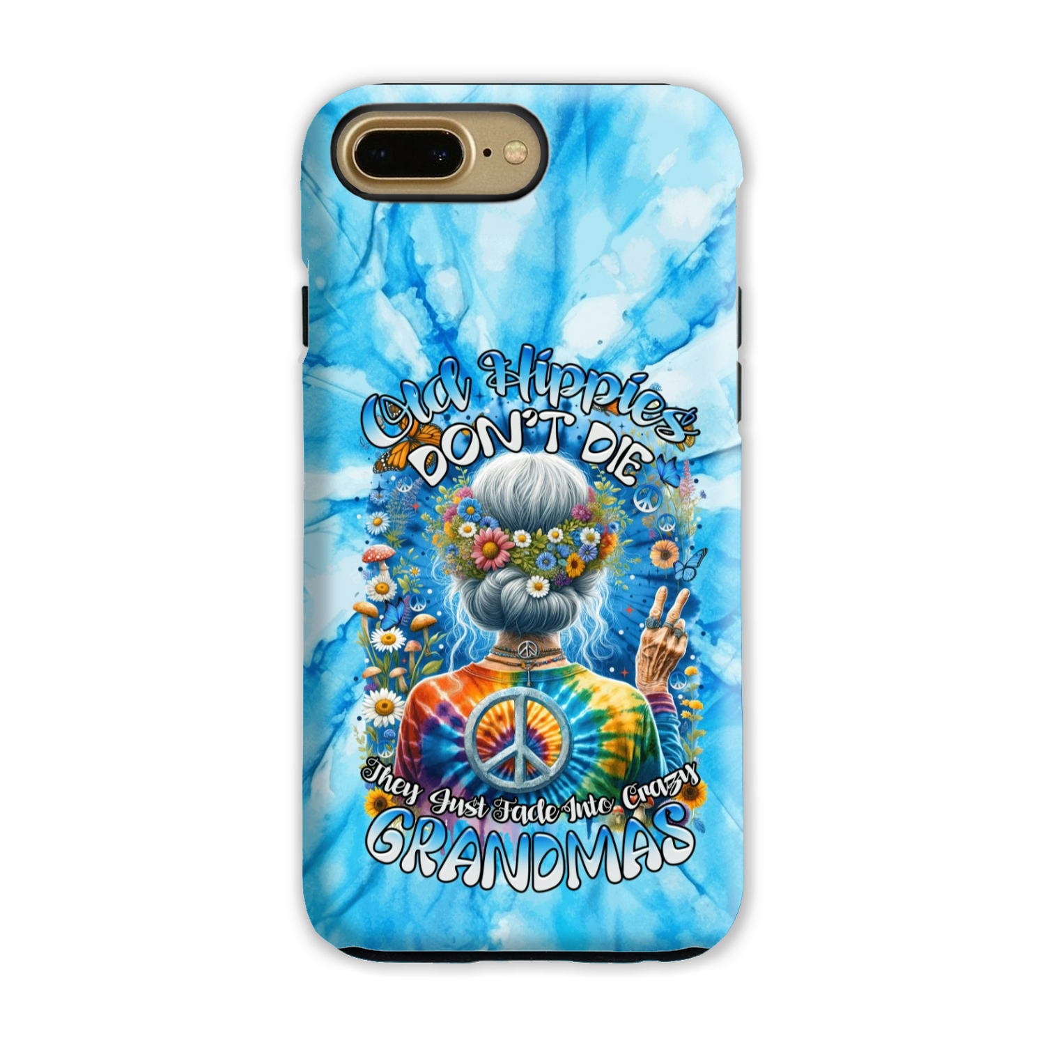 OLD HIPPIE TIE DYE PHONE CASE - TYTM0512232