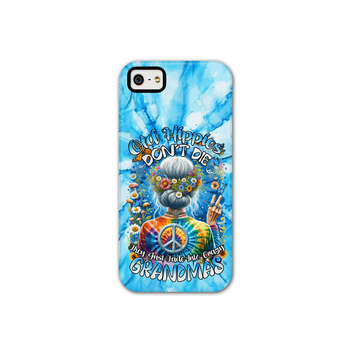 OLD HIPPIE TIE DYE PHONE CASE - TYTM0512232