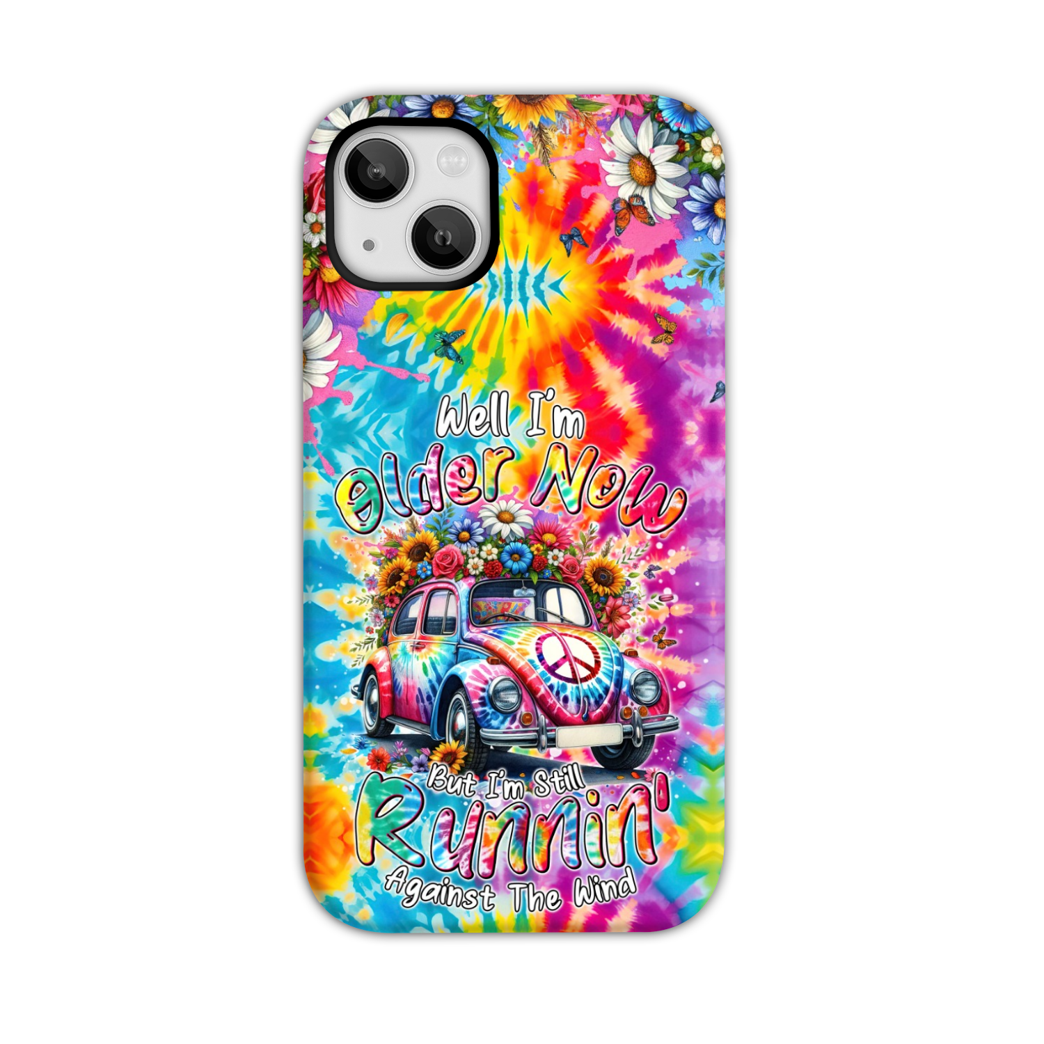 RUNNING AGAINST THE WIND TIE DYE PHONE CASE - TYTM1801246