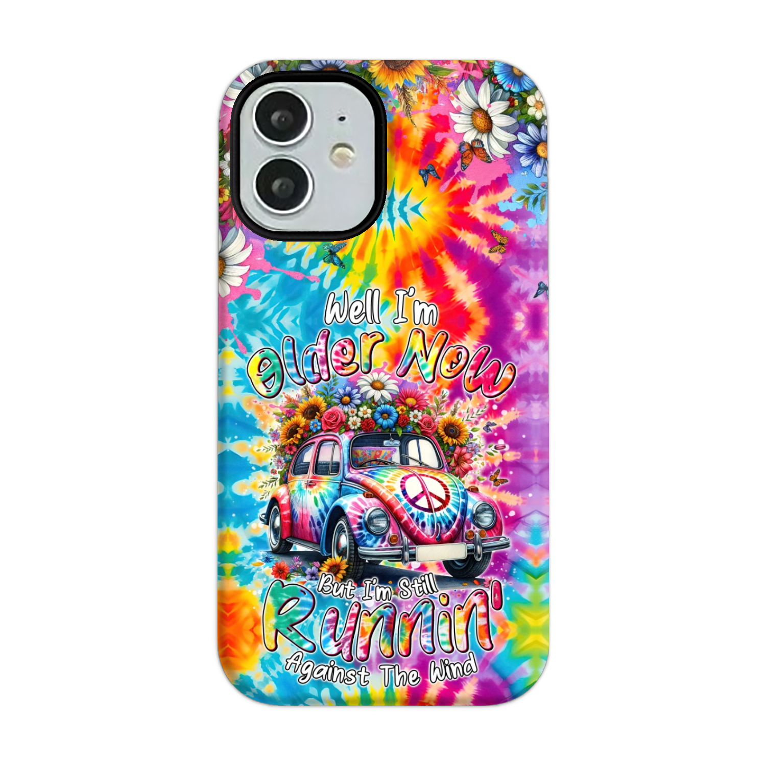 RUNNING AGAINST THE WIND TIE DYE PHONE CASE - TYTM1801246