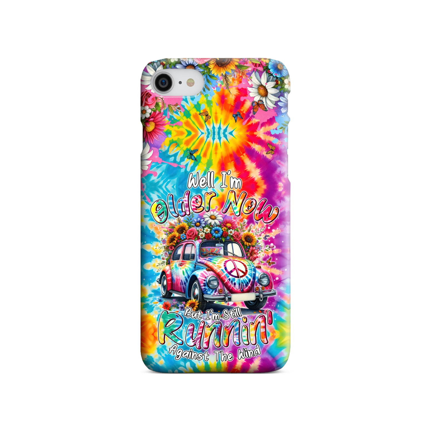 RUNNING AGAINST THE WIND TIE DYE PHONE CASE - TYTM1801246