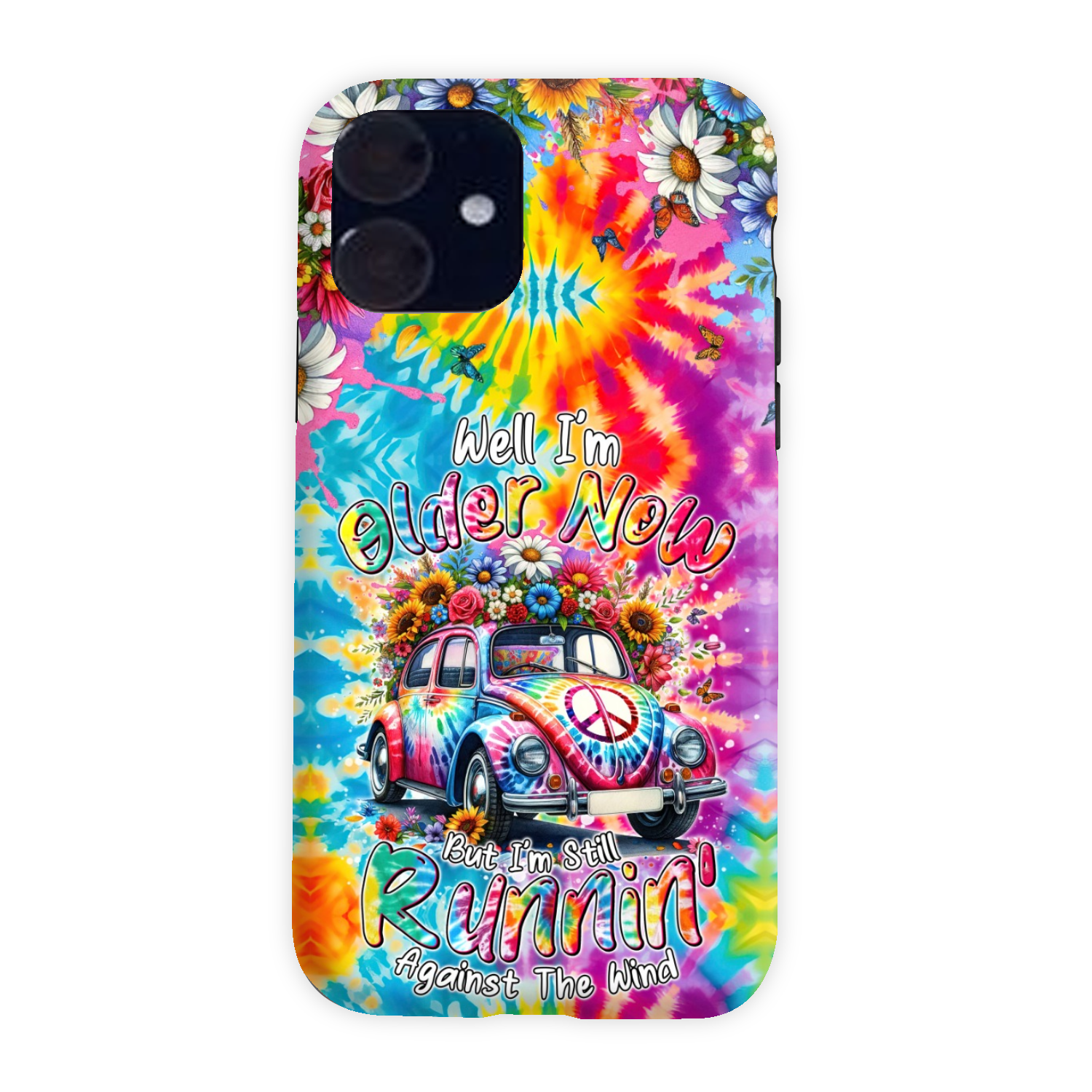 RUNNING AGAINST THE WIND TIE DYE PHONE CASE - TYTM1801246