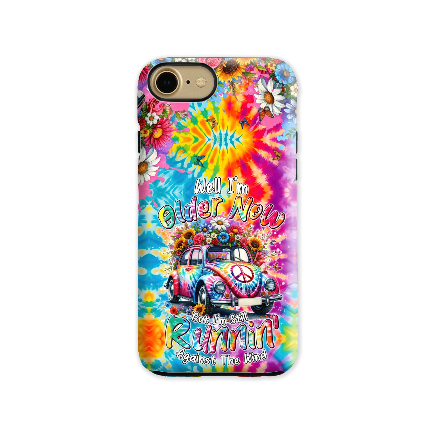 RUNNING AGAINST THE WIND TIE DYE PHONE CASE - TYTM1801246