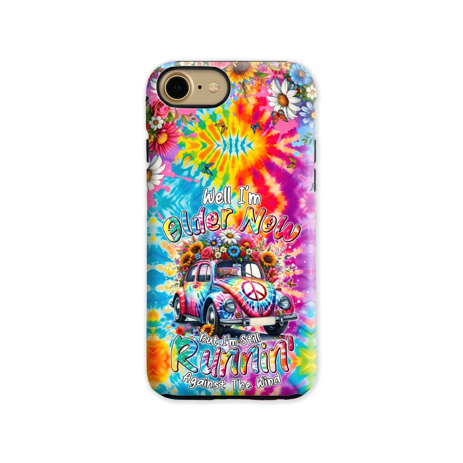 RUNNING AGAINST THE WIND TIE DYE PHONE CASE - TYTM1801246