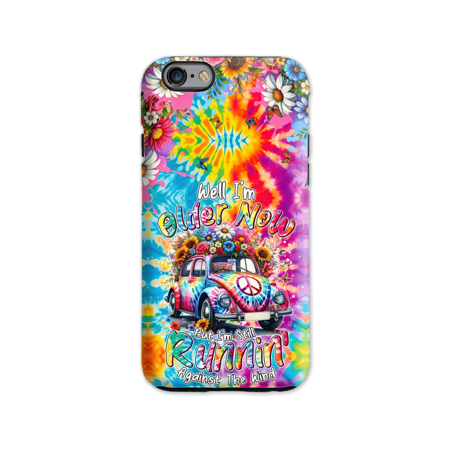 RUNNING AGAINST THE WIND TIE DYE PHONE CASE - TYTM1801246