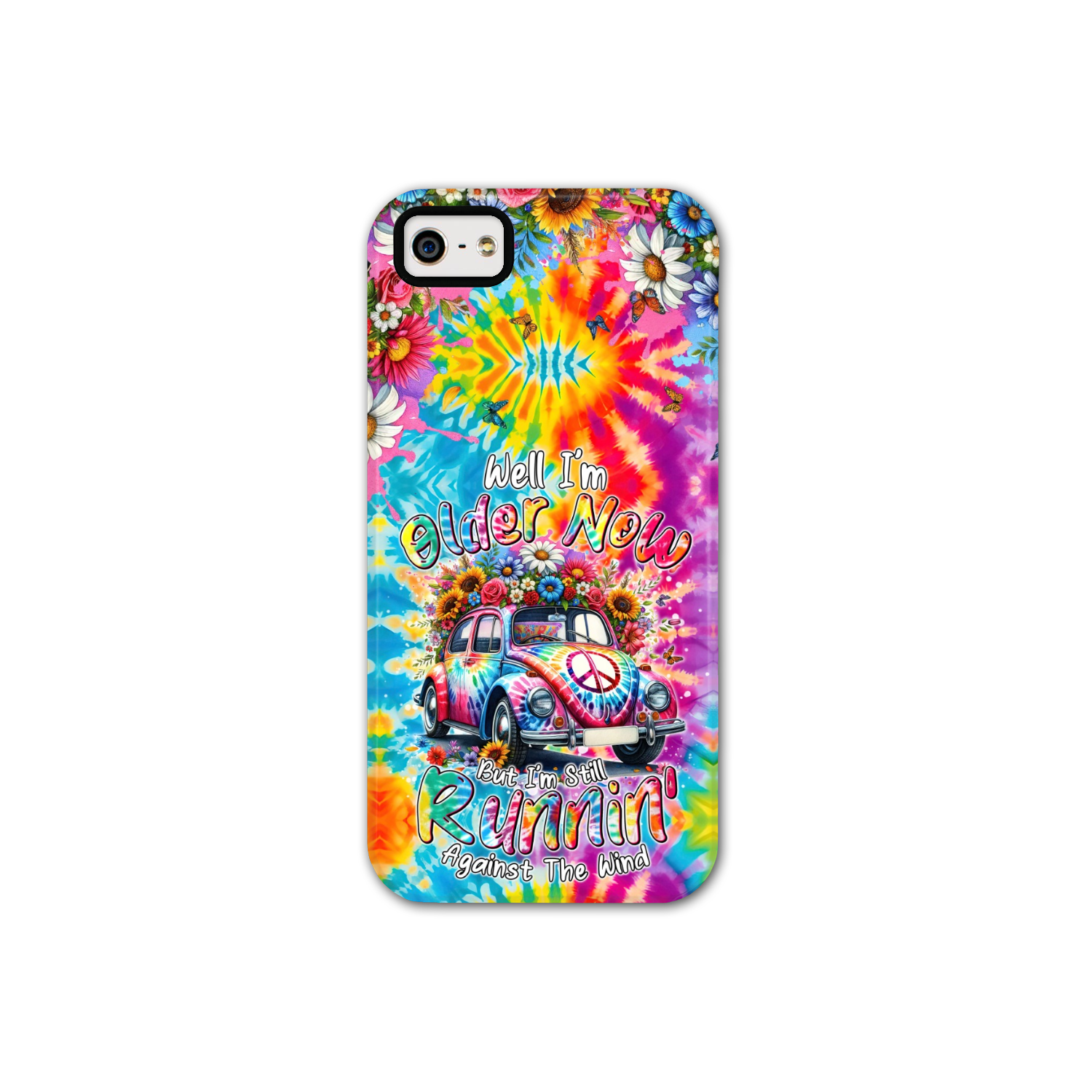 RUNNING AGAINST THE WIND TIE DYE PHONE CASE - TYTM1801246