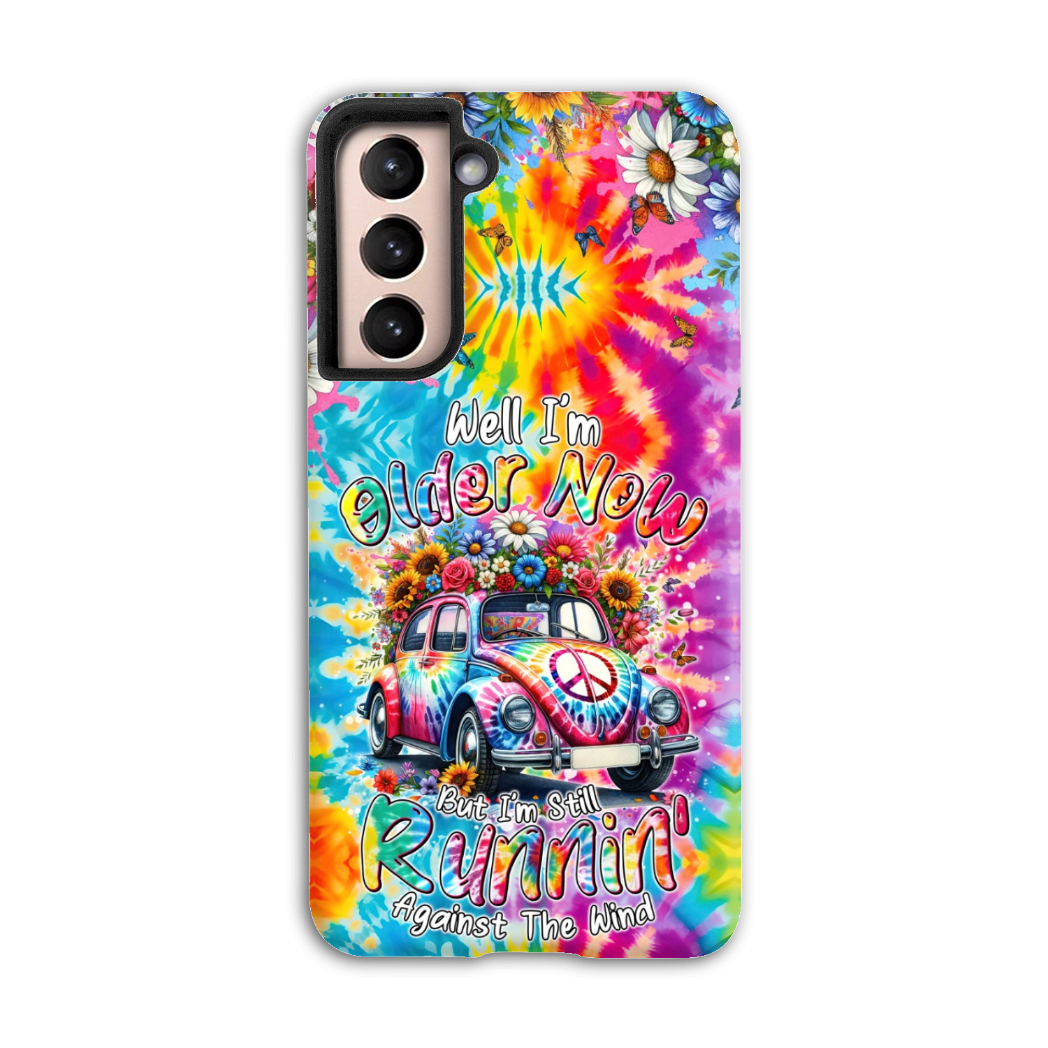 RUNNING AGAINST THE WIND TIE DYE PHONE CASE - TYTM1801246