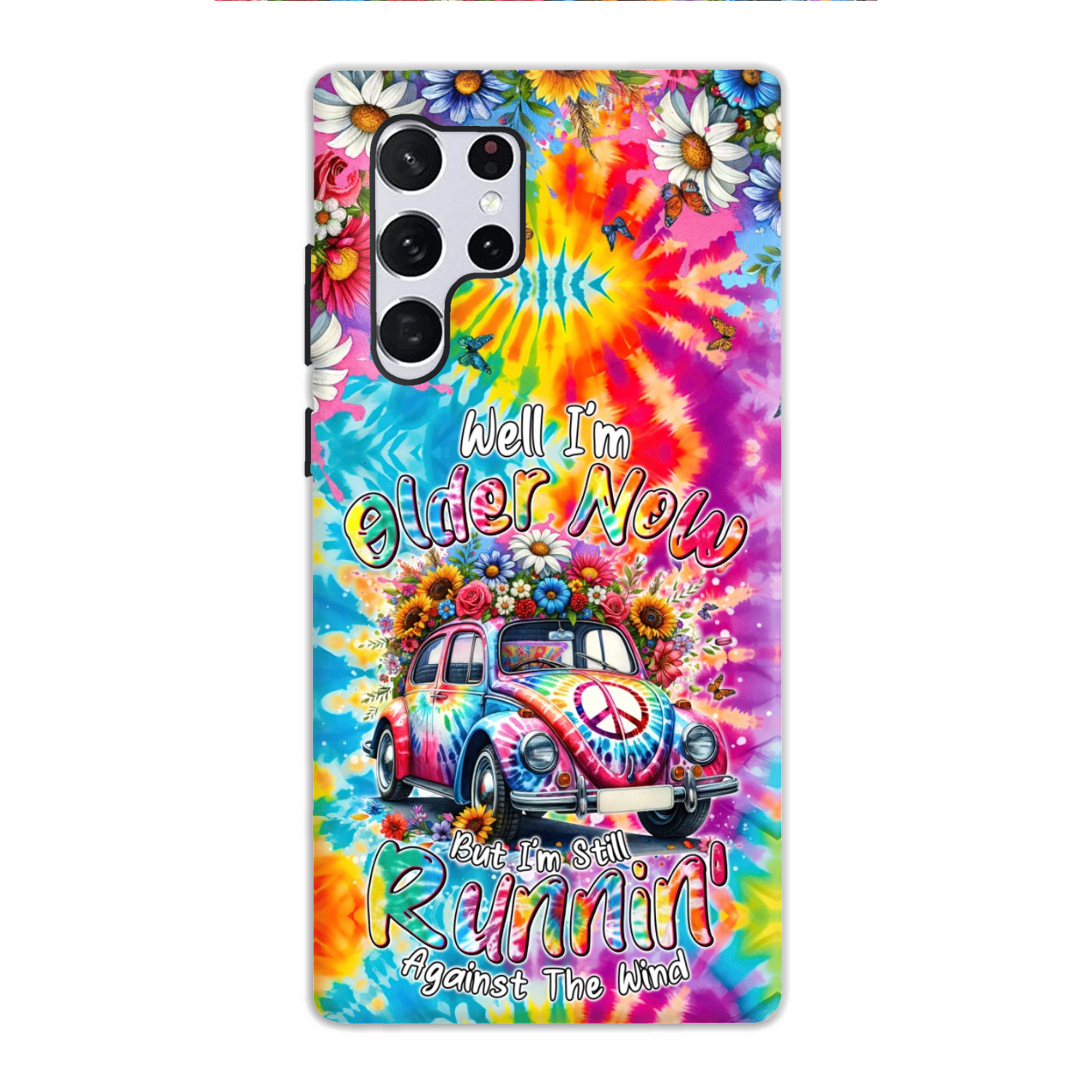 RUNNING AGAINST THE WIND TIE DYE PHONE CASE - TYTM1801246