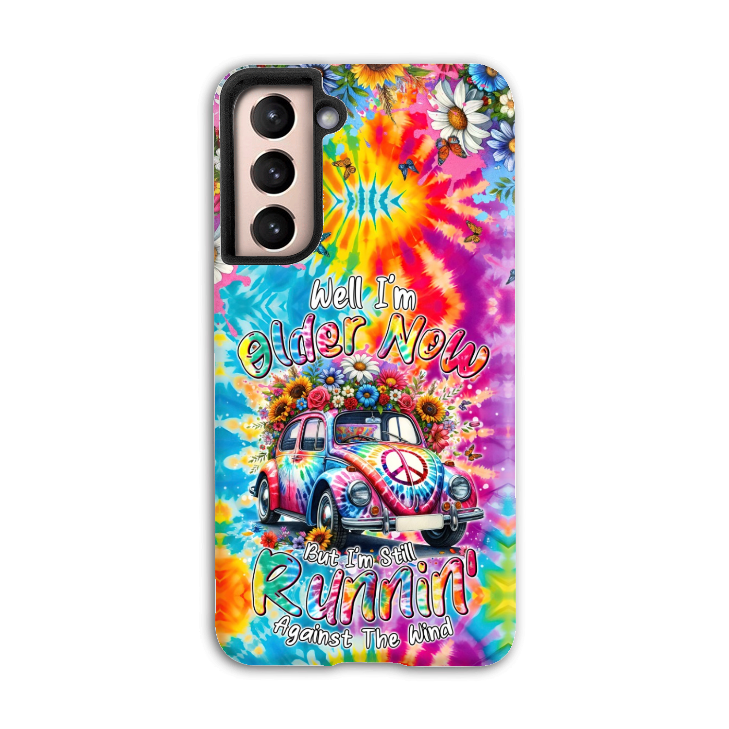 RUNNING AGAINST THE WIND TIE DYE PHONE CASE - TYTM1801246