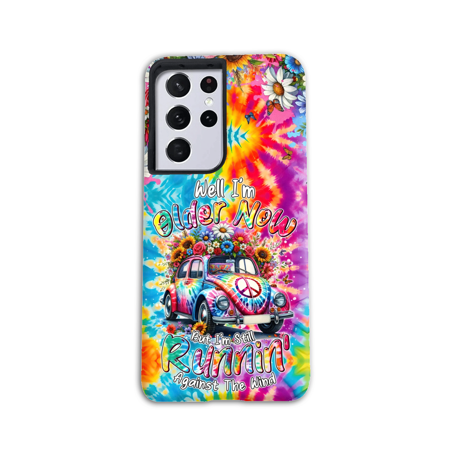 RUNNING AGAINST THE WIND TIE DYE PHONE CASE - TYTM1801246