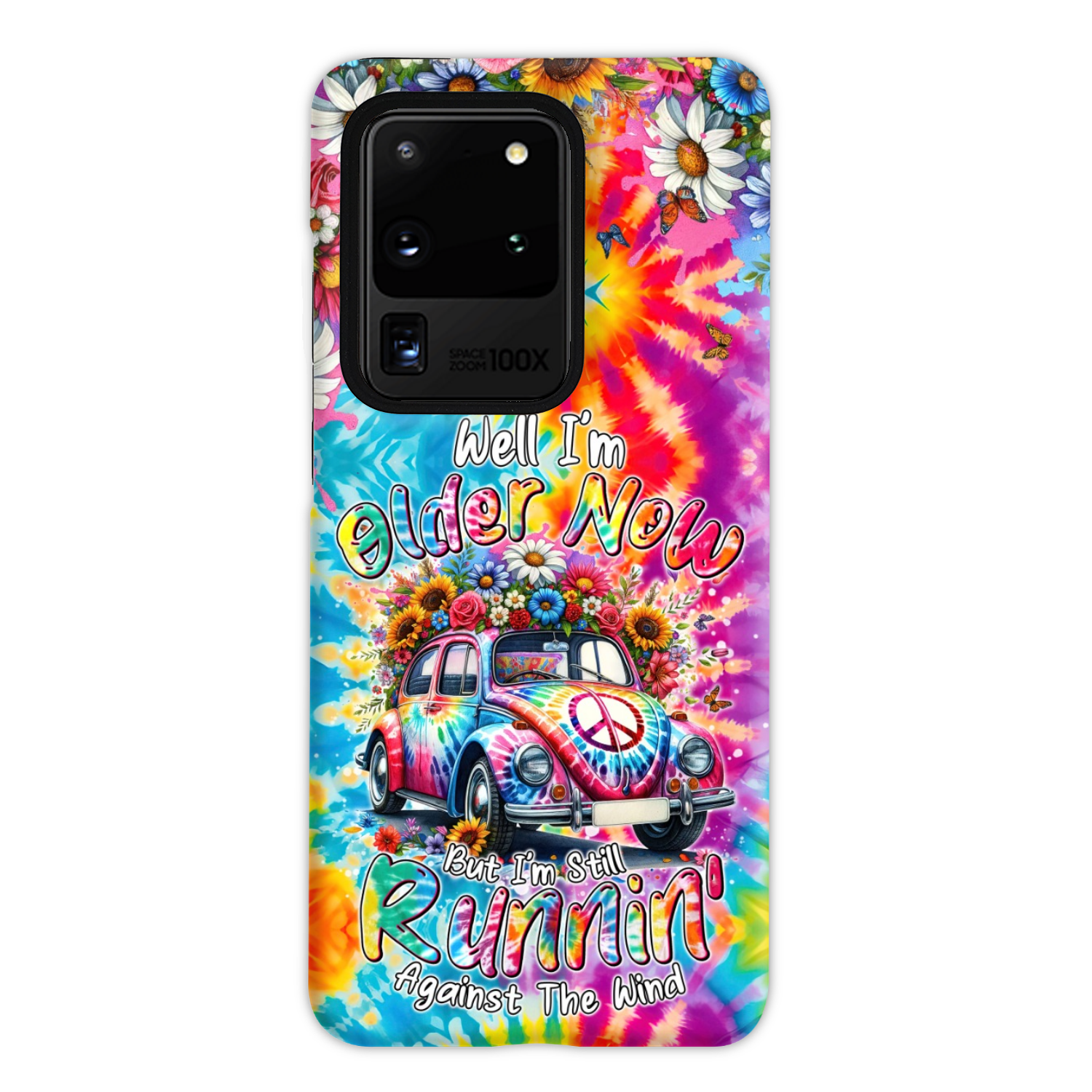 RUNNING AGAINST THE WIND TIE DYE PHONE CASE - TYTM1801246