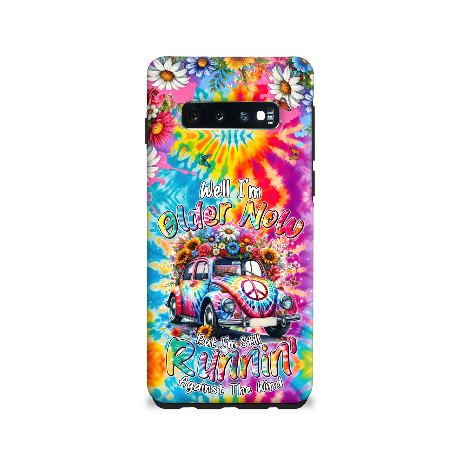 RUNNING AGAINST THE WIND TIE DYE PHONE CASE - TYTM1801246