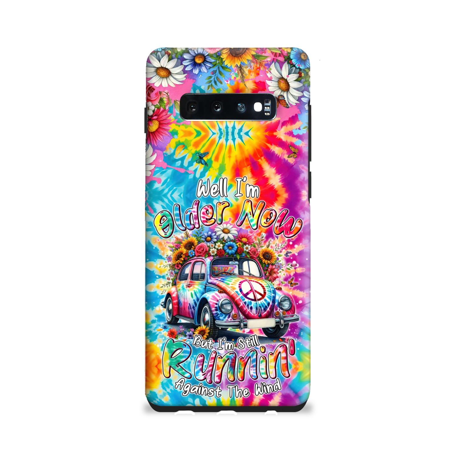 RUNNING AGAINST THE WIND TIE DYE PHONE CASE - TYTM1801246