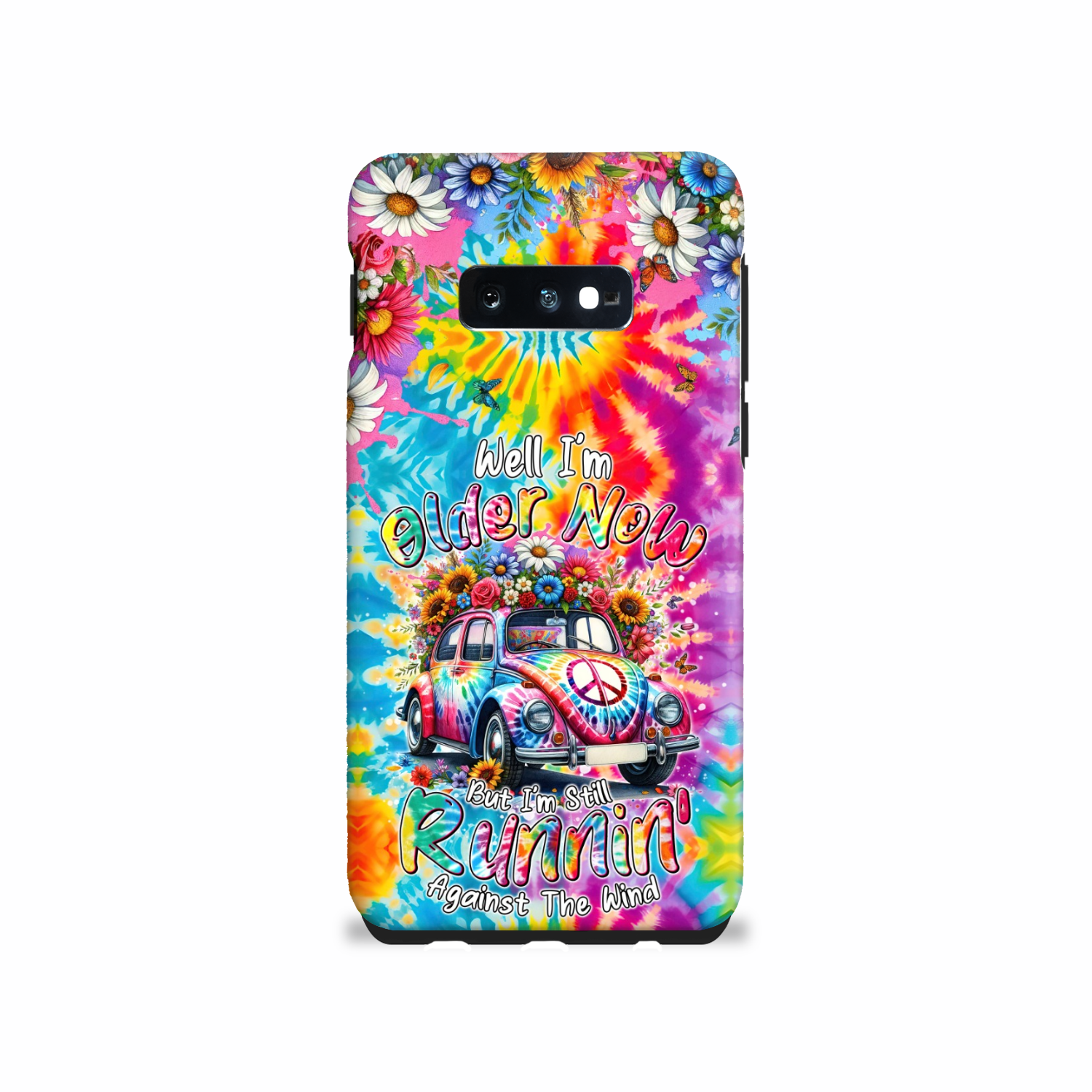 RUNNING AGAINST THE WIND TIE DYE PHONE CASE - TYTM1801246