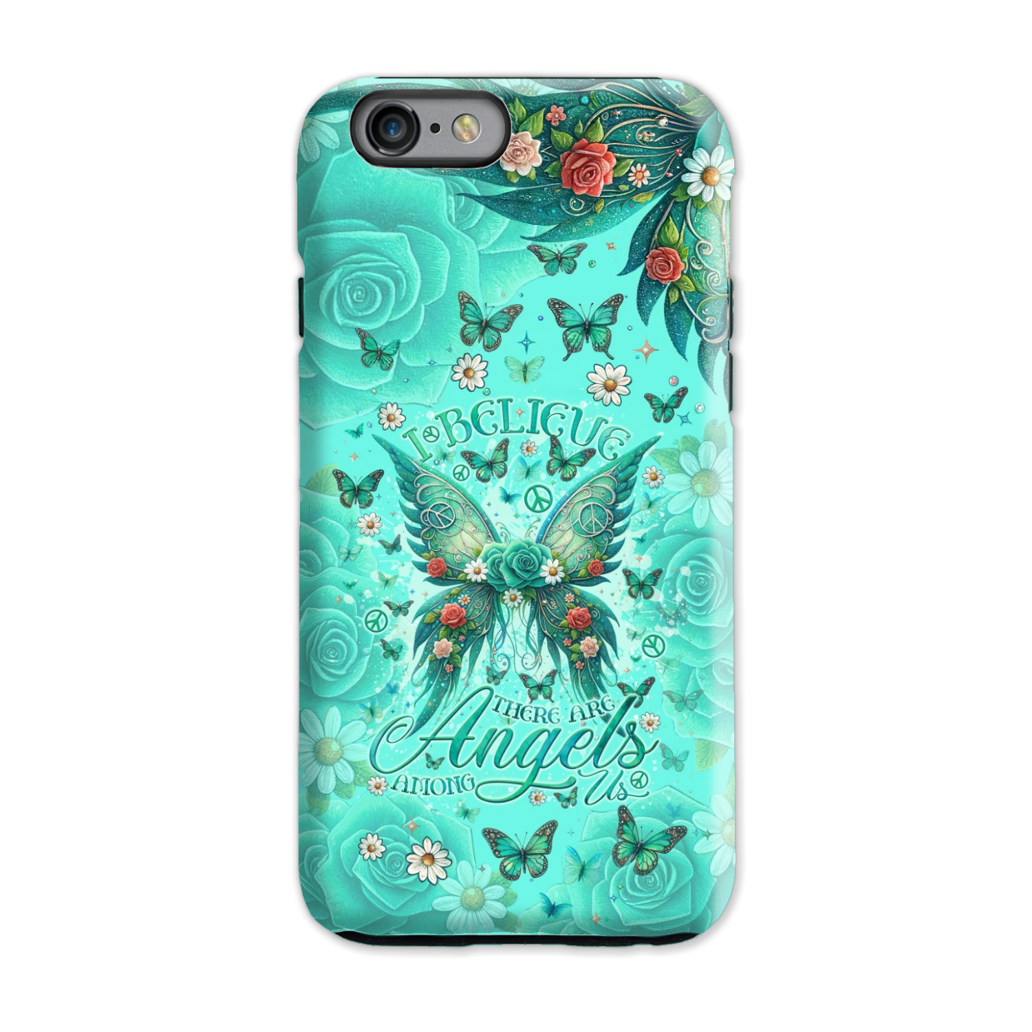 I BELIEVE THERE ARE ANGELS AMONG US WINGS PHONE CASE - TLNO2803242