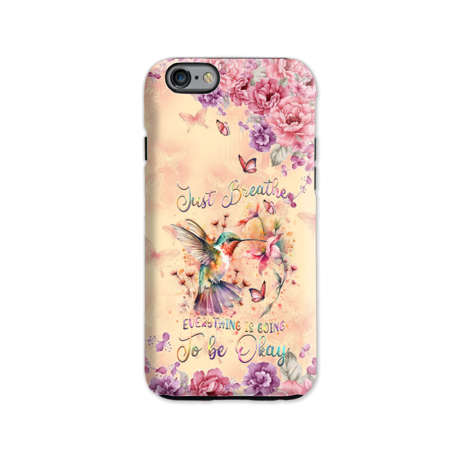 JUST BREATHE HUMMINGBIRD PHONE CASE - YHDU2803244