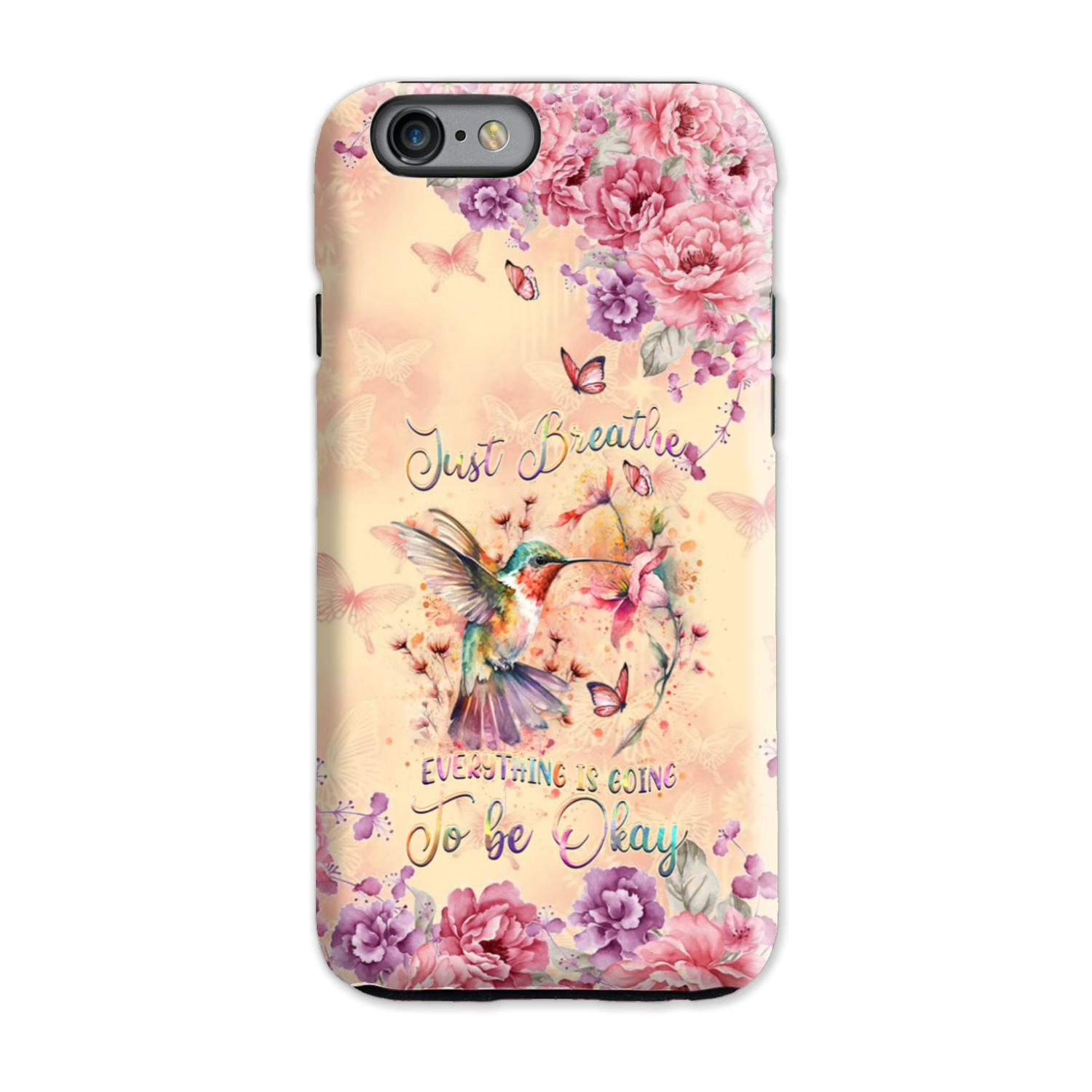 JUST BREATHE HUMMINGBIRD PHONE CASE - YHDU2803244