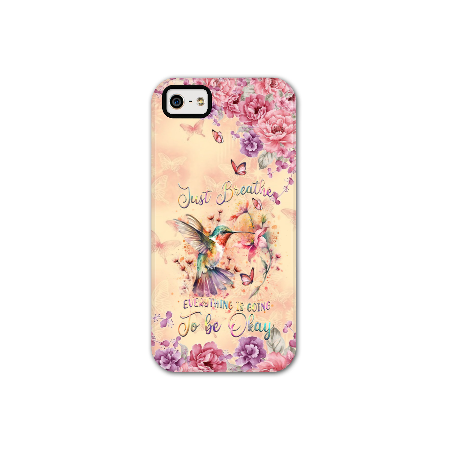 JUST BREATHE HUMMINGBIRD PHONE CASE - YHDU2803244