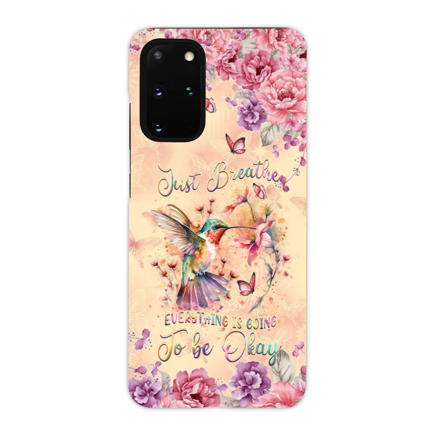 JUST BREATHE HUMMINGBIRD PHONE CASE - YHDU2803244