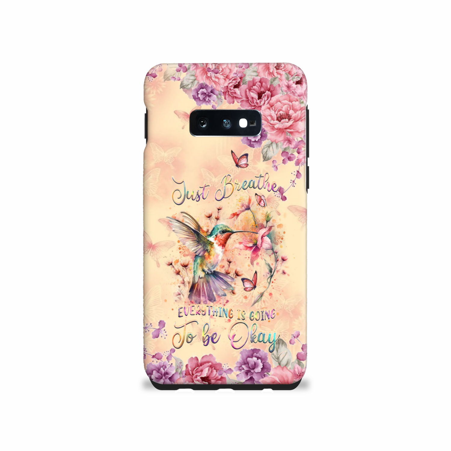 JUST BREATHE HUMMINGBIRD PHONE CASE - YHDU2803244