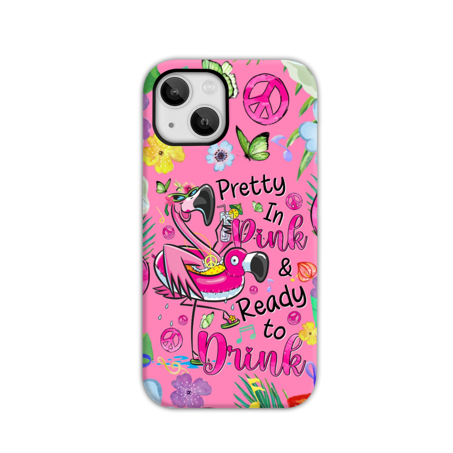 PRETTY IN PINK FLAMINGO PHONE CASE - TYQY1706243