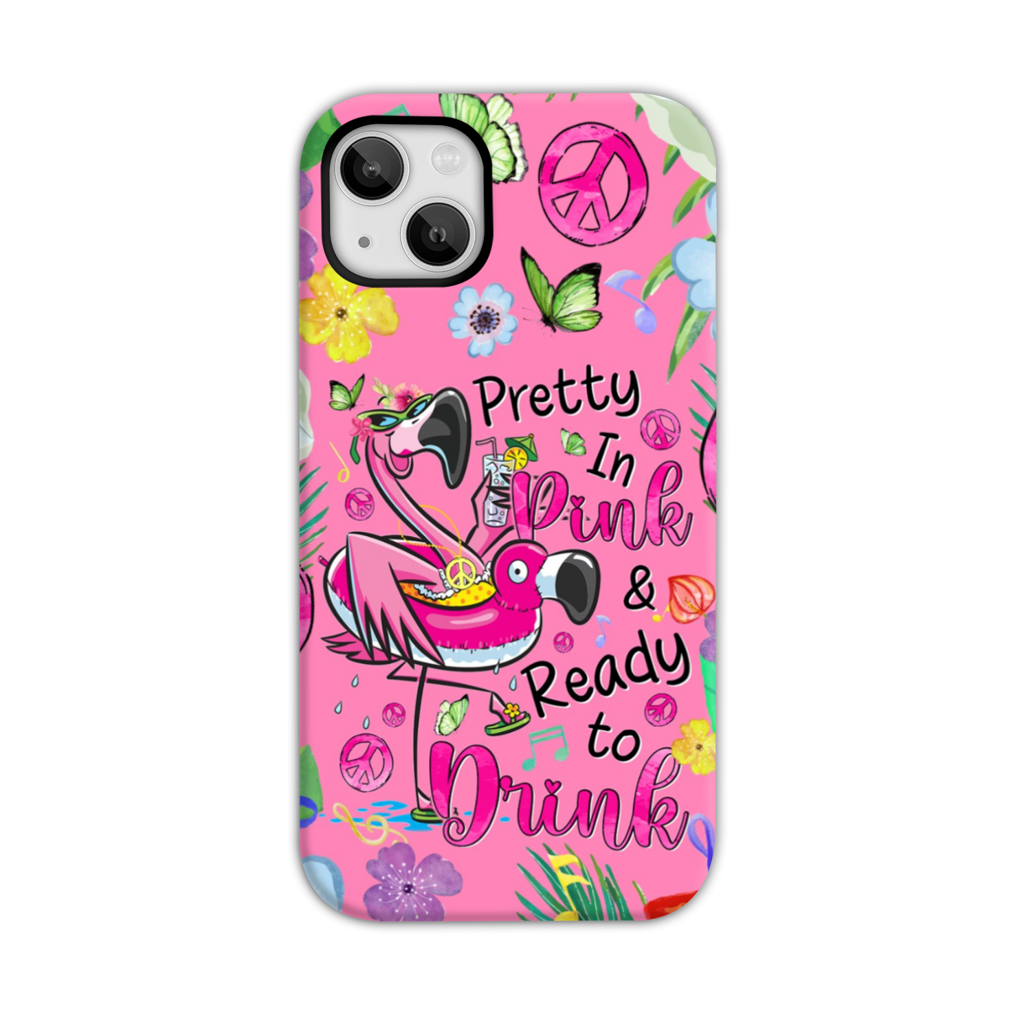 PRETTY IN PINK FLAMINGO PHONE CASE - TYQY1706243