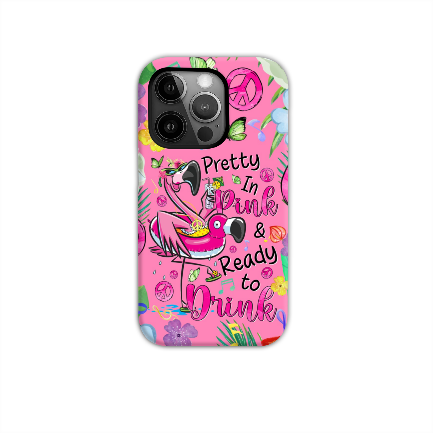 PRETTY IN PINK FLAMINGO PHONE CASE - TYQY1706243