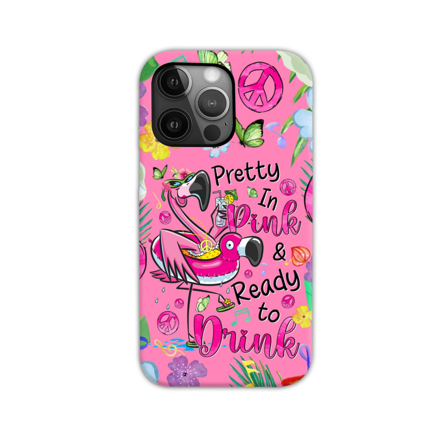 PRETTY IN PINK FLAMINGO PHONE CASE - TYQY1706243