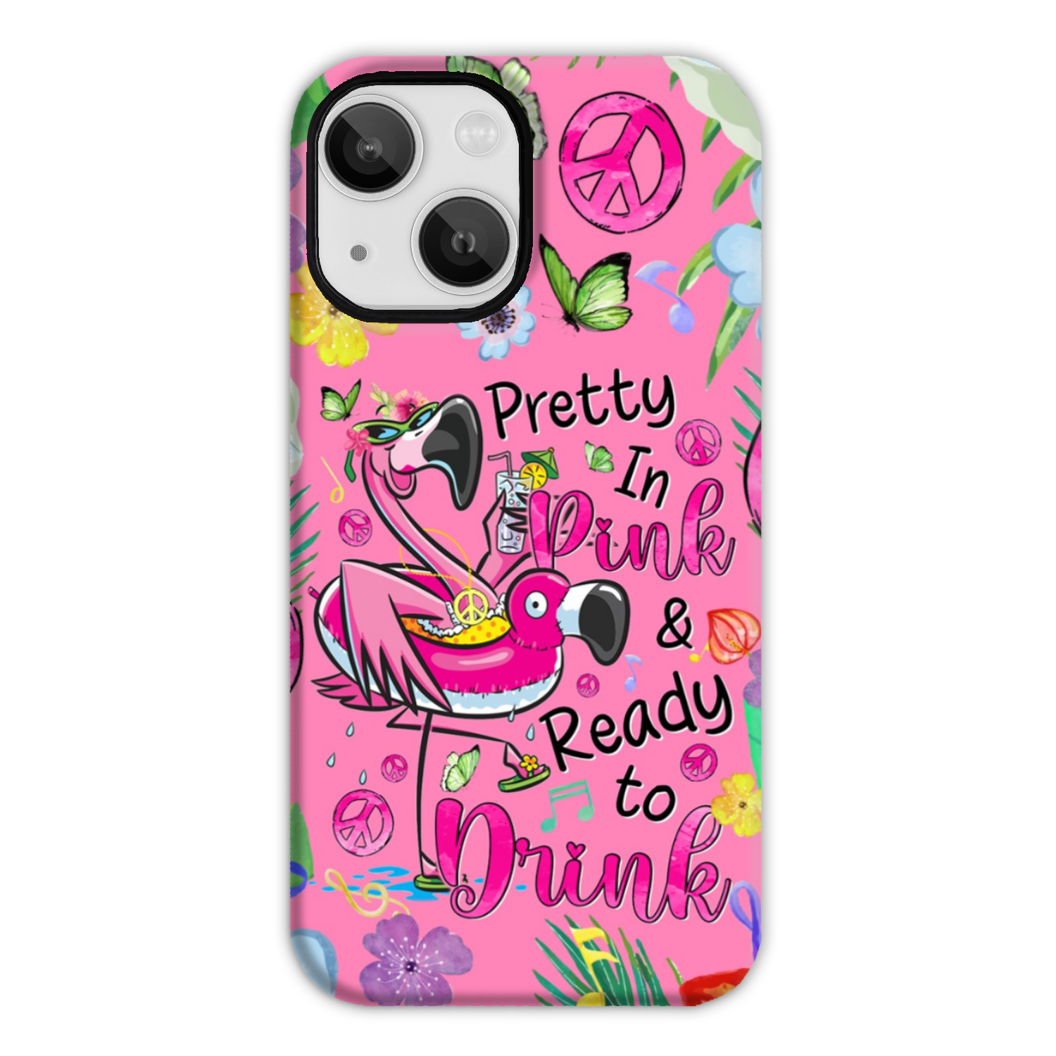 PRETTY IN PINK FLAMINGO PHONE CASE - TYQY1706243