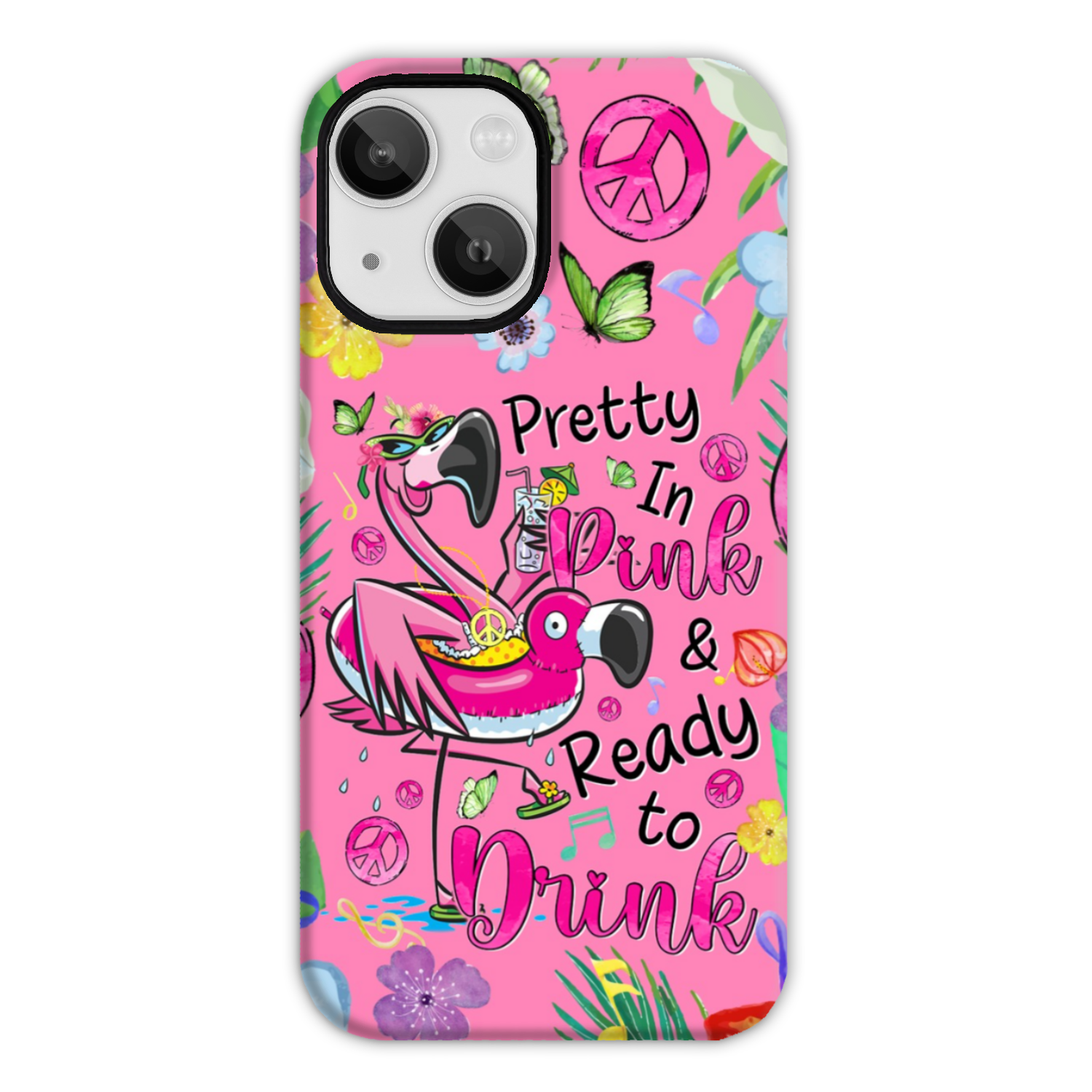 PRETTY IN PINK FLAMINGO PHONE CASE - TYQY1706243