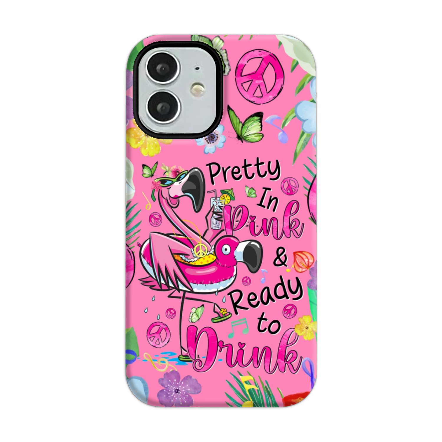 PRETTY IN PINK FLAMINGO PHONE CASE - TYQY1706243