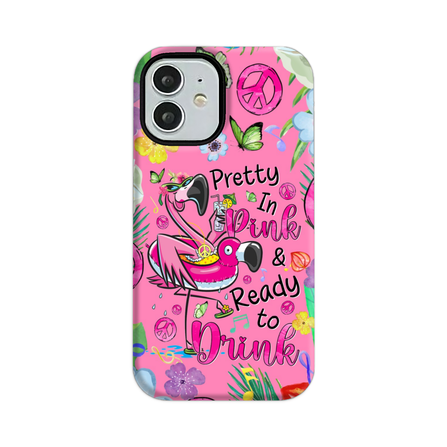 PRETTY IN PINK FLAMINGO PHONE CASE - TYQY1706243