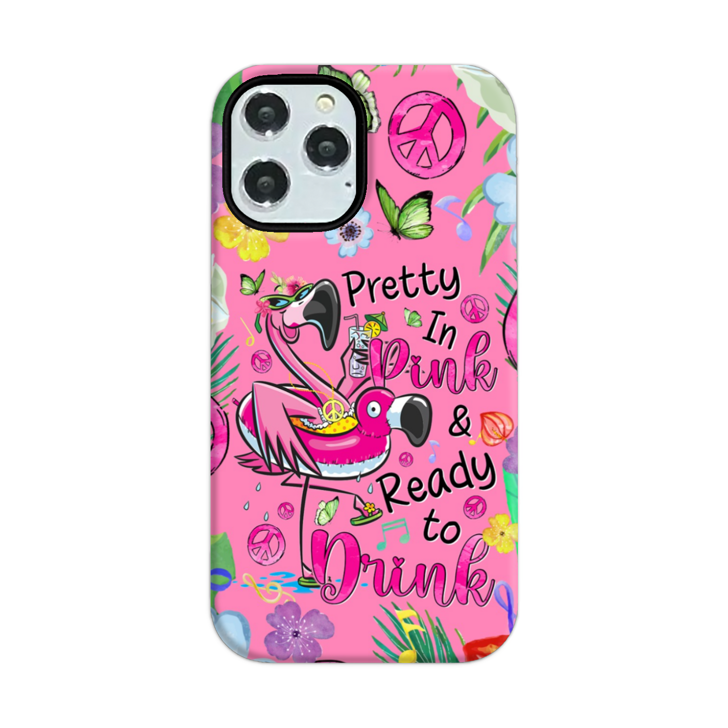 PRETTY IN PINK FLAMINGO PHONE CASE - TYQY1706243